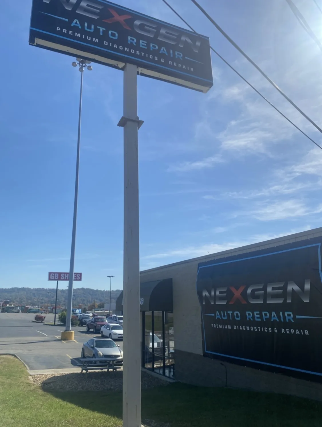 Nexgen Auto Repair road sign